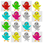 Color Bird Match 3 أيقونة