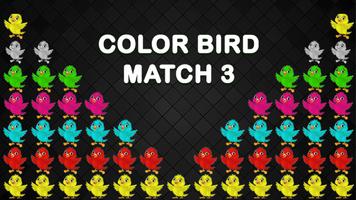 Color Bird Match 3 Cartaz