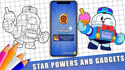 Скачать Раскраски для Бравл Старс APK