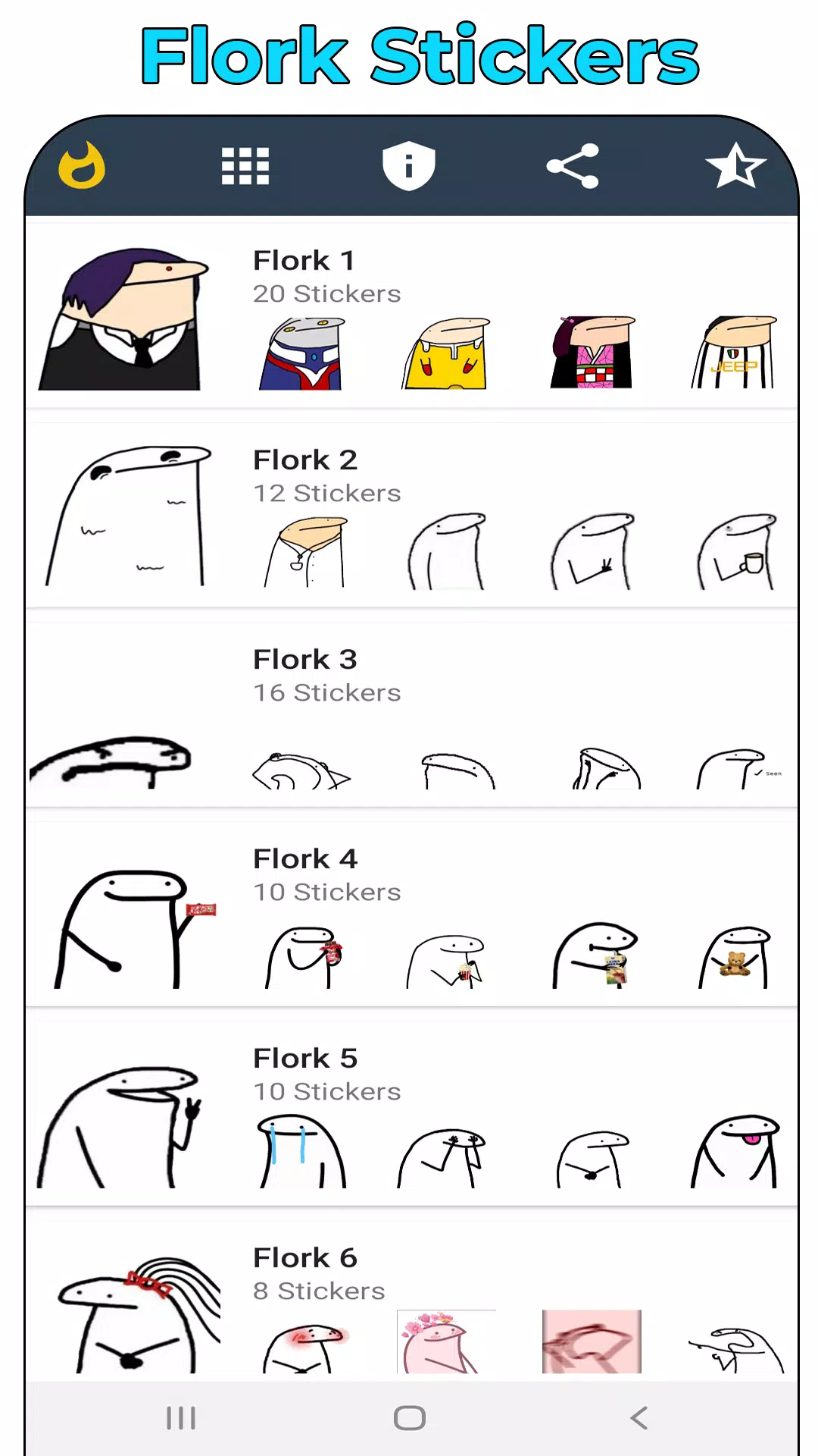 Stickers de Flork - WASticker - Apps on Google Play