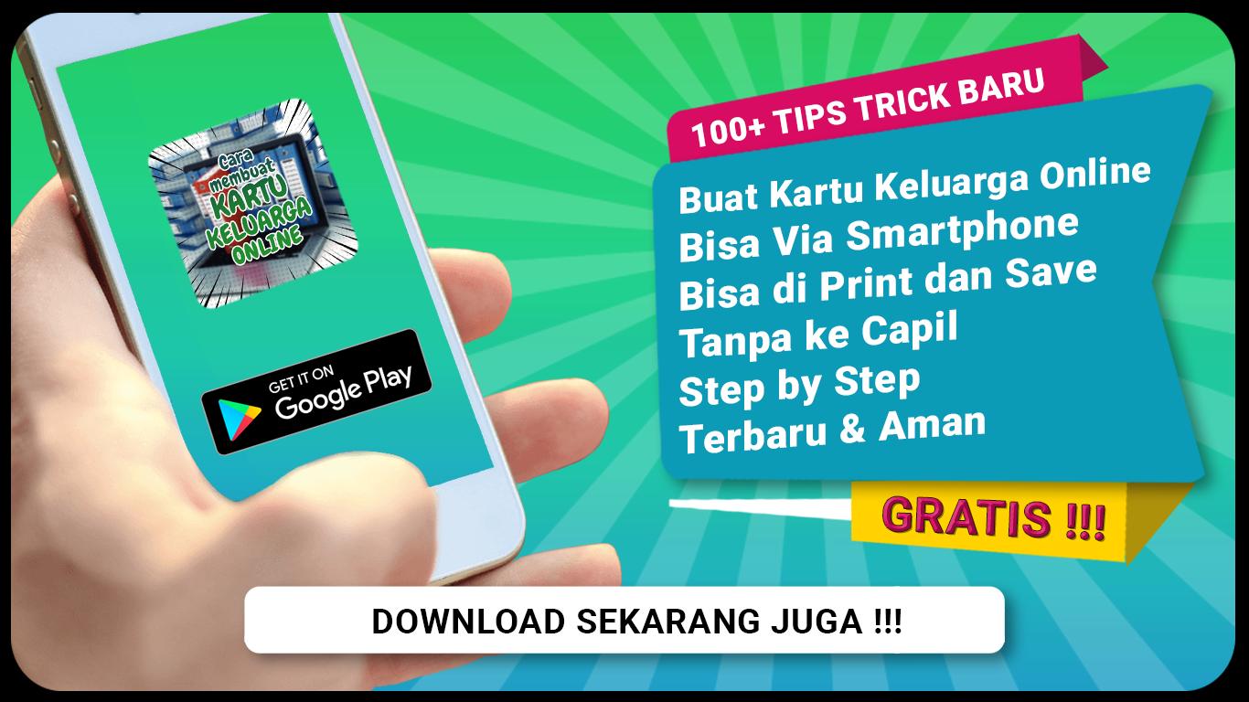 Cara membuat kartu keluarga online terbaru apk 