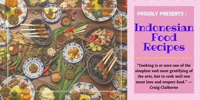 Indonesian Food Recipes পোস্টার