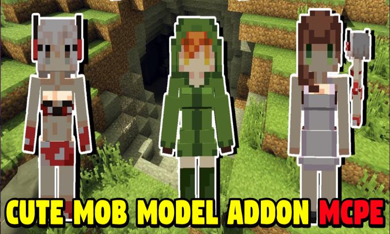 Cute Mob Model Addon For Minecraft Pe For Android Apk Download