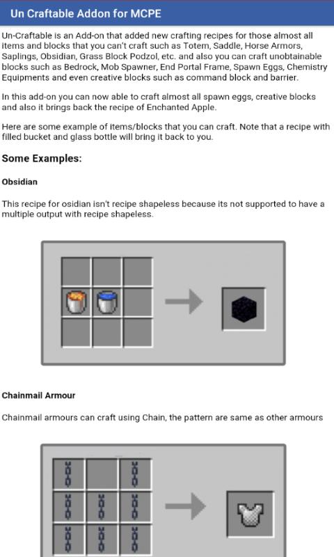 Un Craftable Add On For Minecraft Pe For Android Apk Download Un Craftable Add On For Minecraft Pe For Android Apk Download