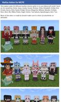 Addon Waifus for Minecraft PE الملصق