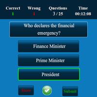 Indian Constitution MCQ capture d'écran 3