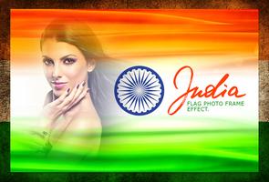 Indian Flag Photo Frames โปสเตอร์