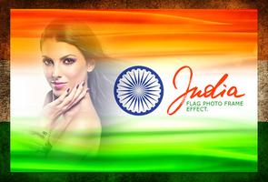 Indian Flag Photo Frames poster