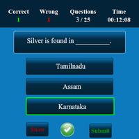 Indian Geography MCQ capture d'écran 3