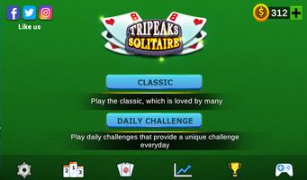 Tripeaks Solitaire Card Game 포스터