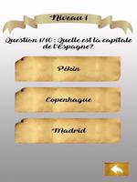 QUIZ des Capitales du Monde पोस्टर