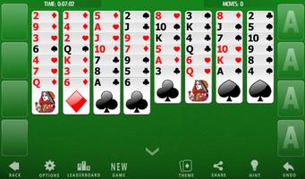 FreeCell Solitaire اسکرین شاٹ 1