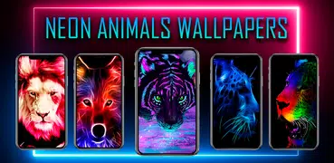 Sfondi di animali al neon