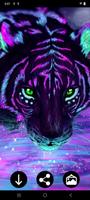 Neon Animals Wallpapers screenshot 2