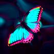 Neon Butterflies Wallpapers icon