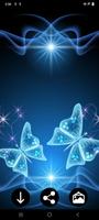 Wallpaper Kupu-Kupu Neon syot layar 2