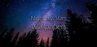 夜空、星の壁紙