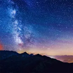 夜空と星の壁紙