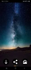 夜空と星の壁紙 アプリダウンロード