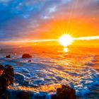 Sunrise and sunset Wallpapers آئیکن