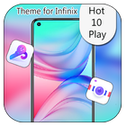 Theme for Infinix Hot 10 play icon