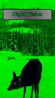 Night vision camera simulation poster