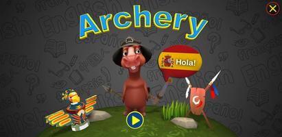 Learn Spanish Words Archery poster
