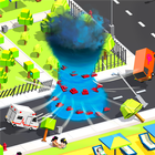 Holein Tornado io eating game ícone