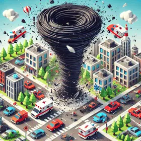 Holein Tornado io eating game