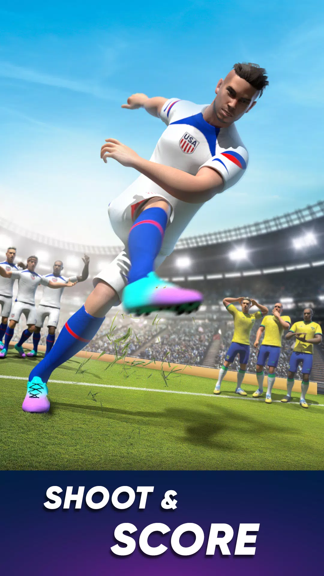 Soccer Stars: Football Kick - Gameplay IOS & Android 