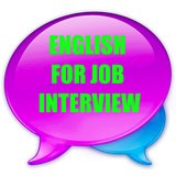 English for job interview app icône