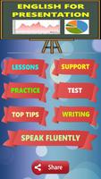 learn English for presentation پوسٹر