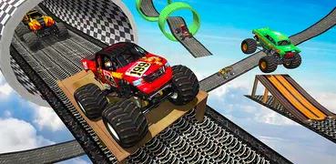 Impossible Monster Truck Stunts: Mountain Climb