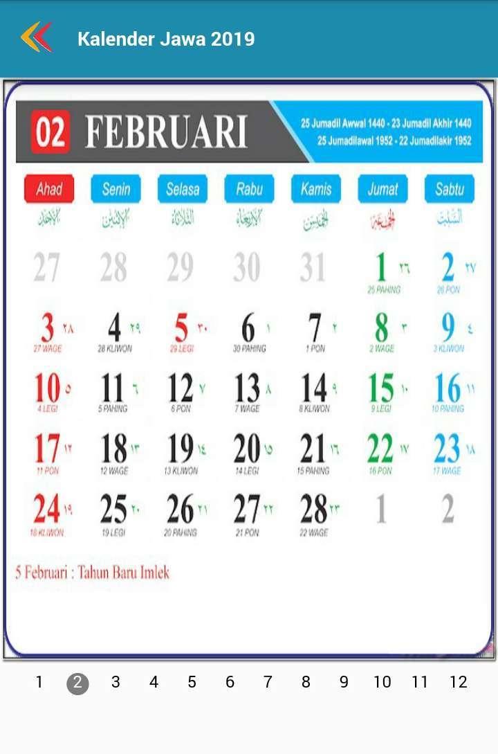 Kalender For Android Apk Download 8 februari 2021 kalender jawa