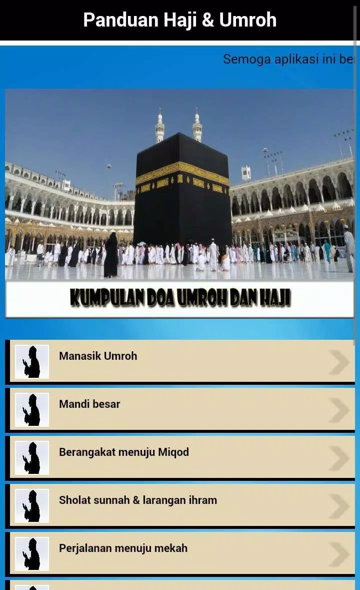 Kumpulan Doa Haji dan Umrah, Apps