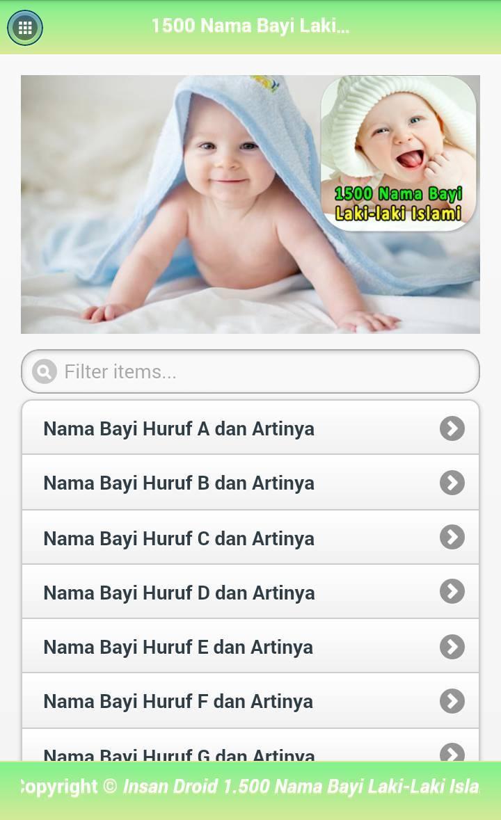 1500 Nama Bayi Laki Laki Islami For Android Apk Download