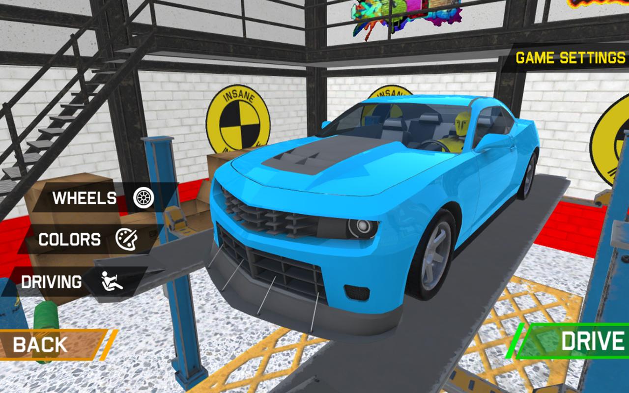 Car Crash Test Camaro For Android Apk Download