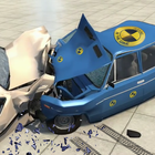 Teste de colisão de carro VAZ 2106 ícone