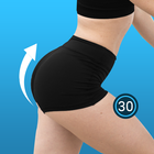 Buttocks workout, Hips workout icon
