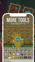More tools mod Minecraft PE Affiche