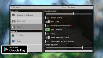 InvisibleTouchControl For MCPE capture d'écran 3