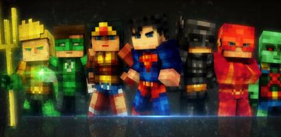 Superheroes Mod for Minecraft poster