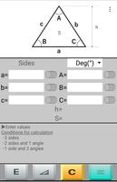 Triangle Calculator Cartaz