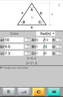 Triangle Calculator imagem de tela 2