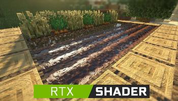 RTX Shaders for Minecraft PE الملصق