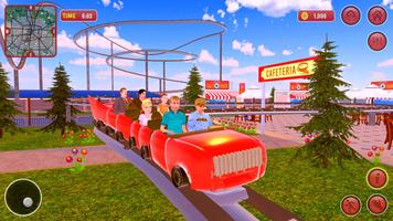 Theme Park RollerCoaster Sim پوسٹر