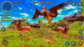 Flying Eagle Griffin Horse Sim syot layar 1