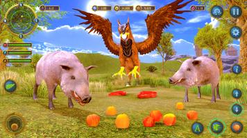 Flying Eagle Griffin Horse Sim скриншот 2