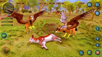 Flying Eagle Griffin Horse Sim syot layar 3