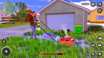 Lawn Mowing Simulator Grasscut captura de pantalla 2